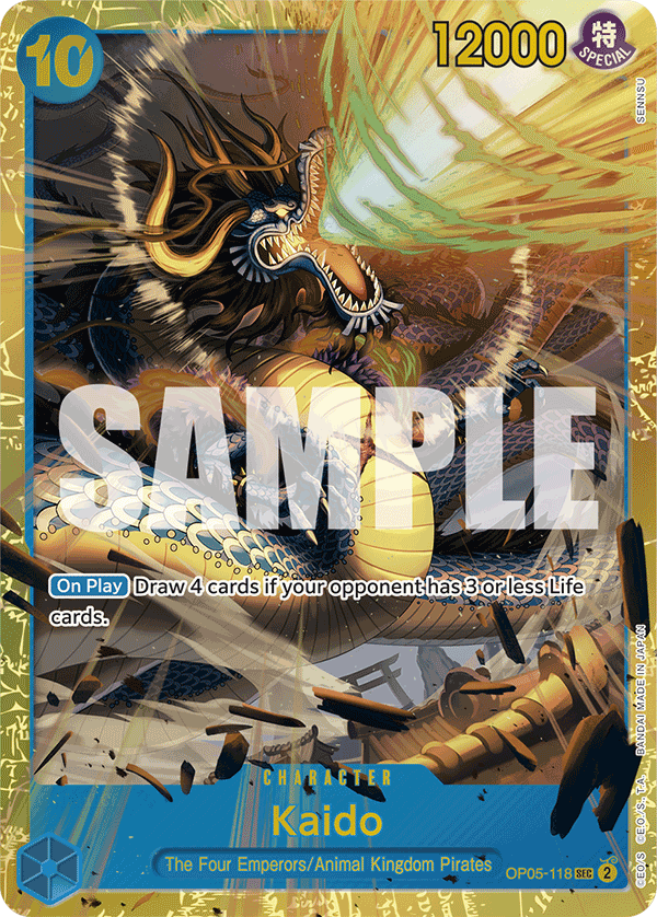 Kaido One Piece card
