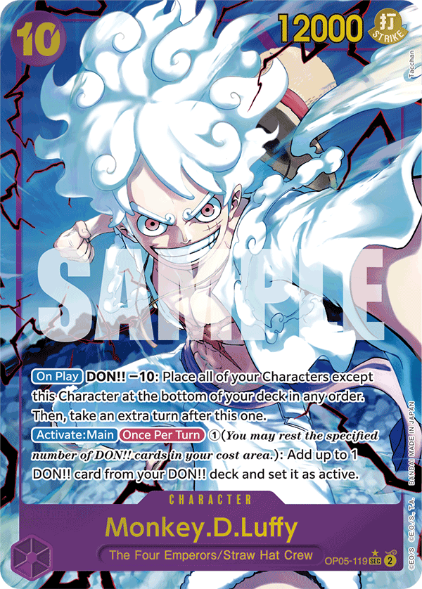 Monkey.D.Luffy One Piece card