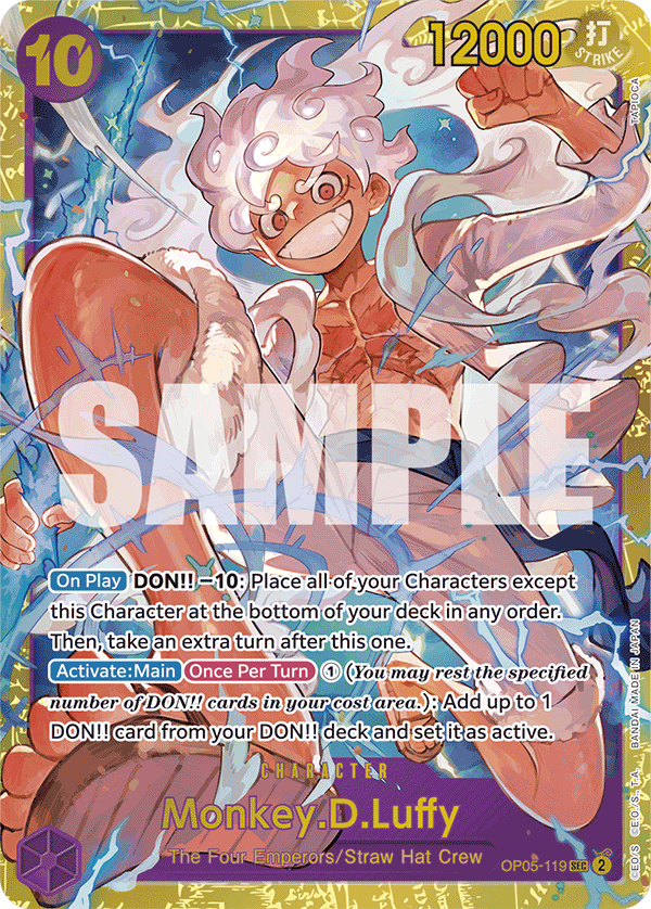 Monkey.D.Luffy One Piece card