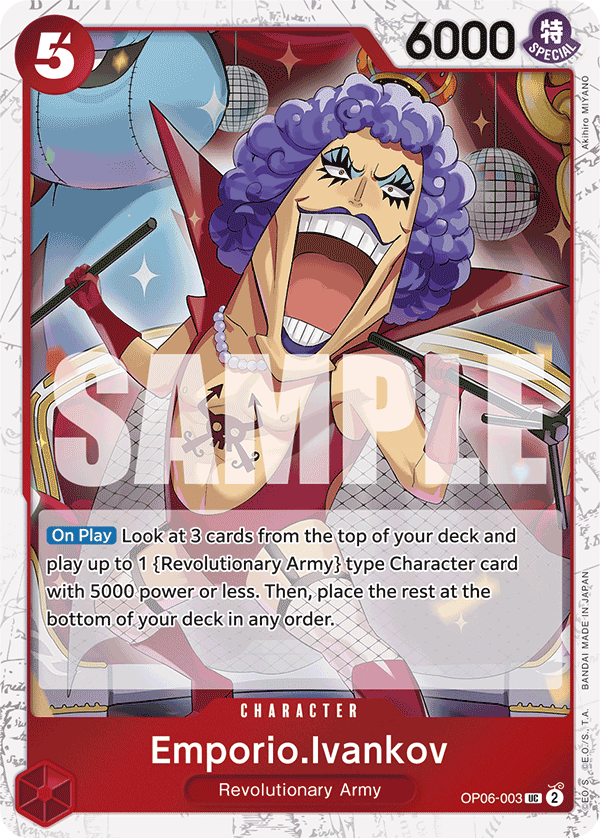 Emporio.Ivankov One Piece card