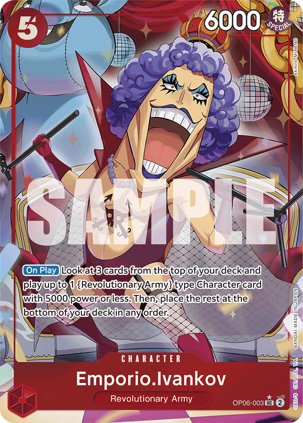 Emporio.Ivankov One Piece card