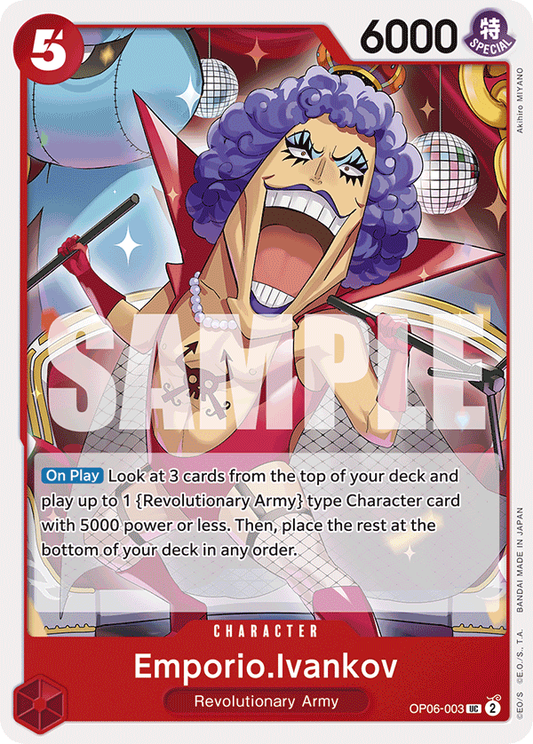 Emporio.Ivankov One Piece card