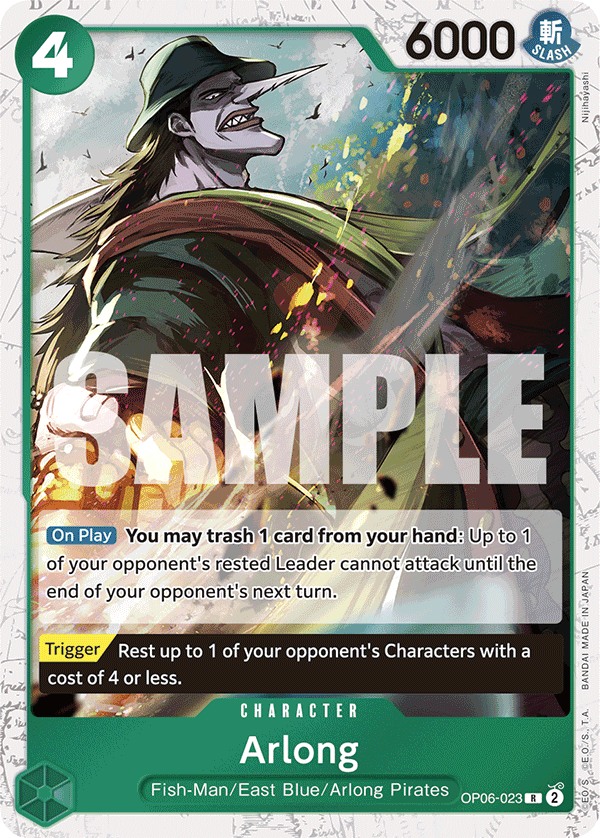 Arlong One Piece card