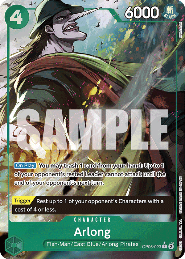 Arlong One Piece card