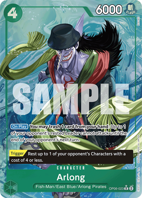 Arlong One Piece card