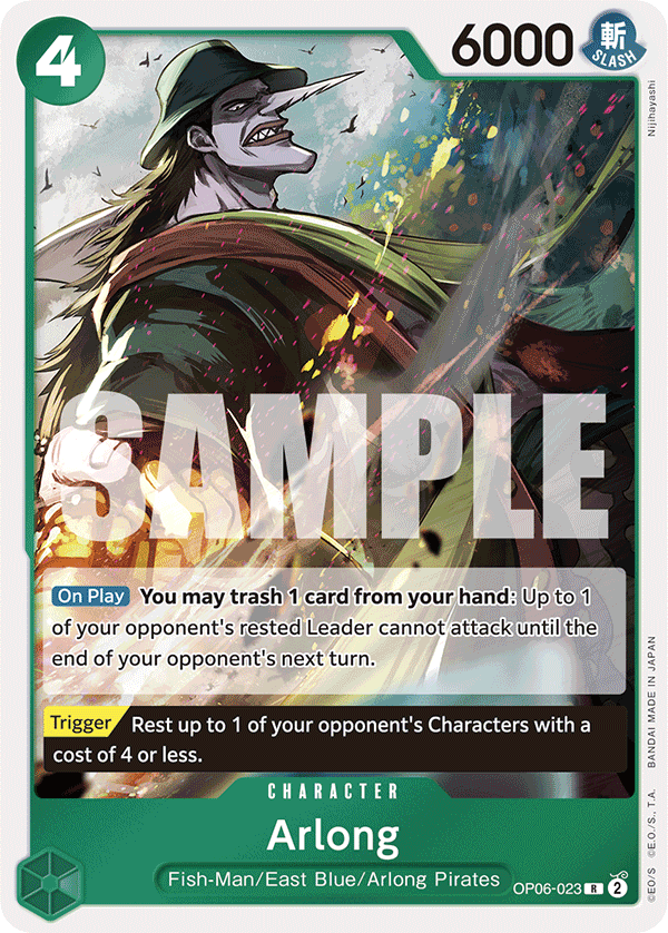 Arlong One Piece card