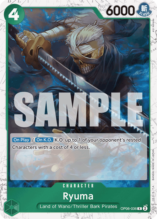Ryuma One Piece card