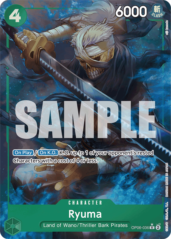 Ryuma One Piece card