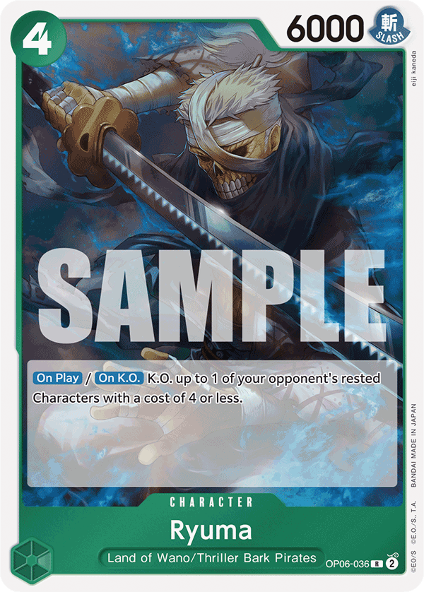 Ryuma One Piece card