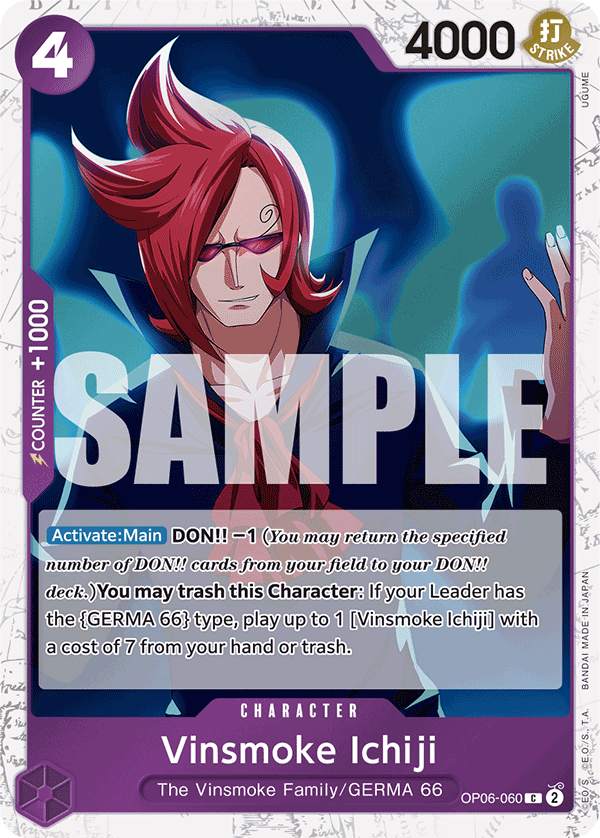 Vinsmoke Ichiji One Piece card