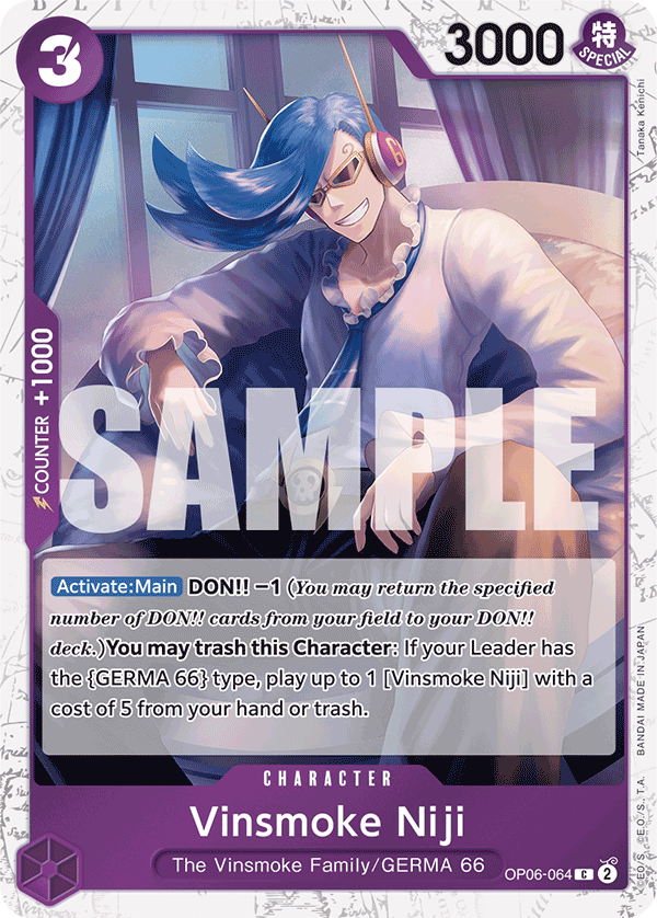Vinsmoke Niji One Piece card