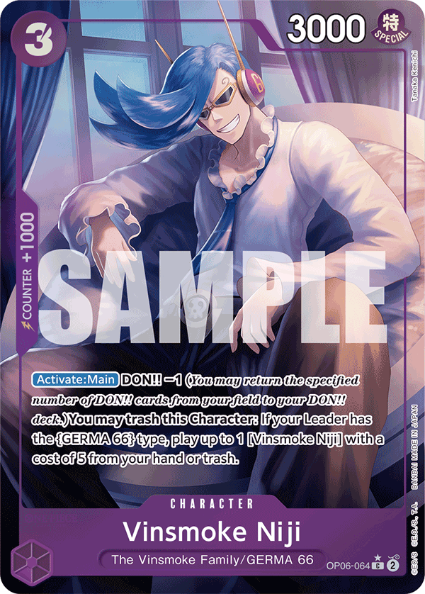 Vinsmoke Niji One Piece card