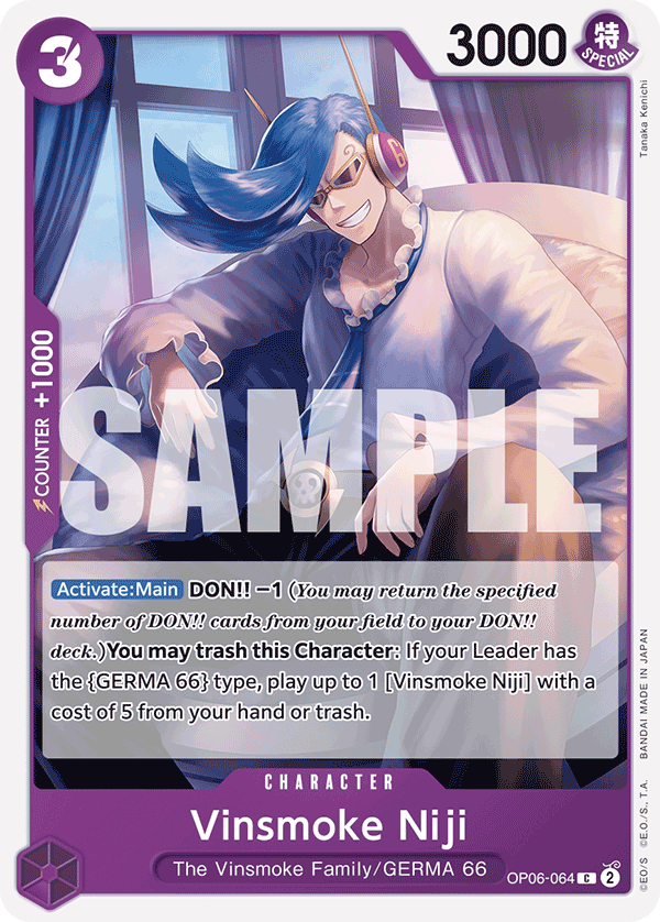 Vinsmoke Niji One Piece card