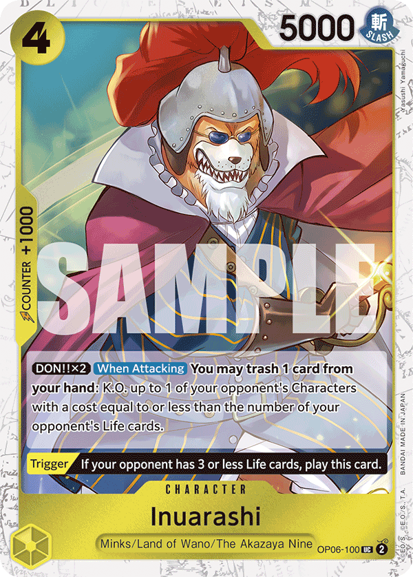 Inuarashi One Piece card