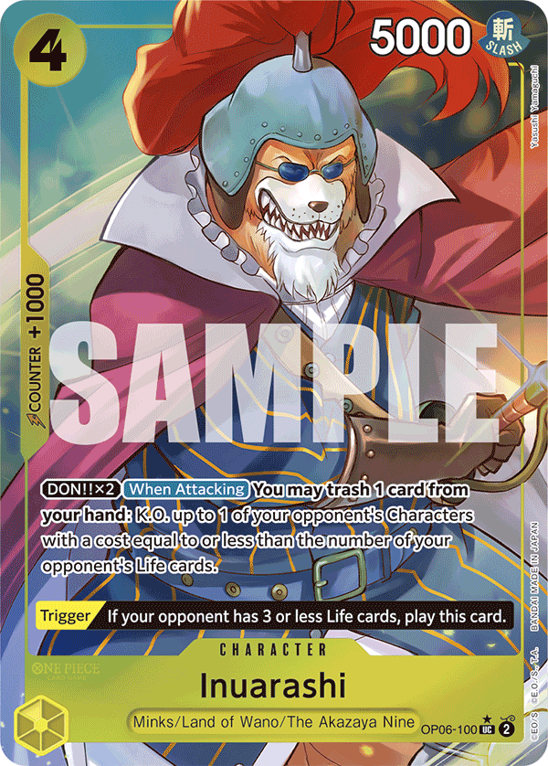 Inuarashi One Piece card