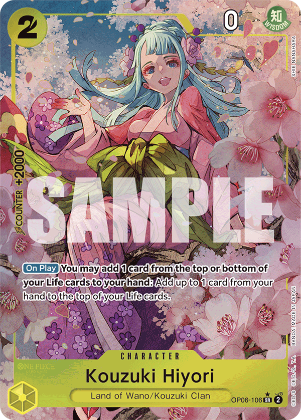 Kouzuki Hiyori One Piece card