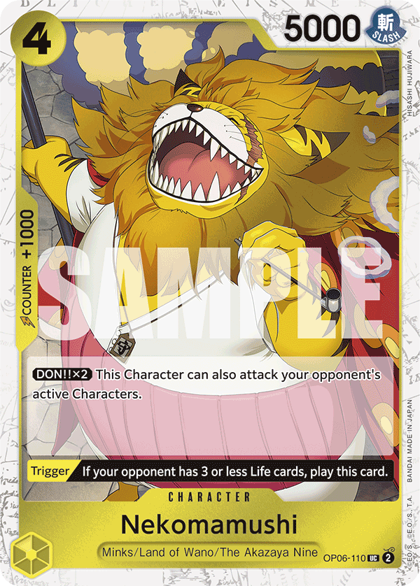 Nekomamushi One Piece card