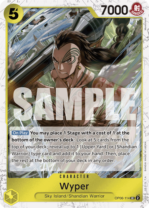 Wyper One Piece card