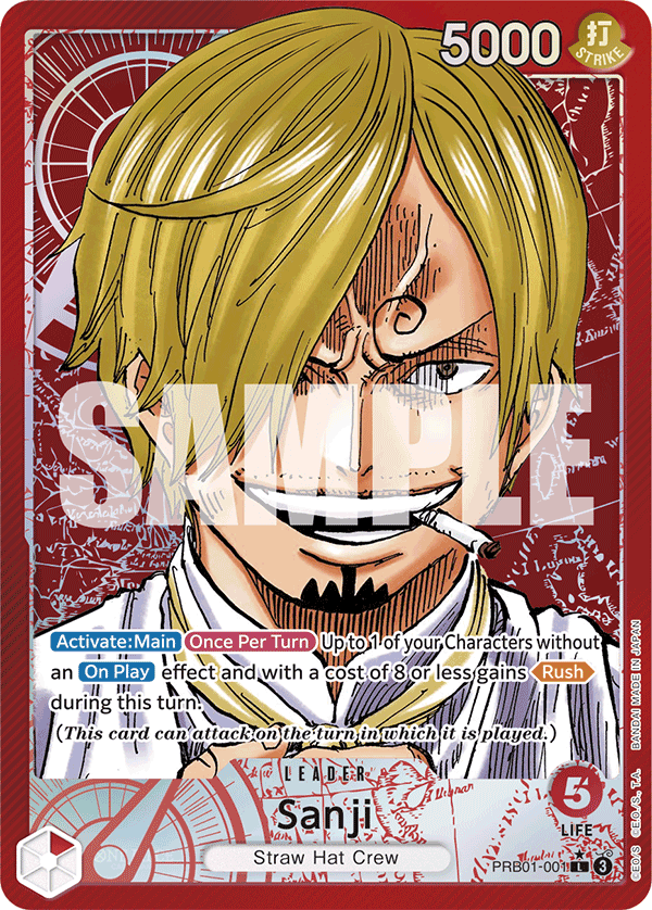 Sanji One Piece card