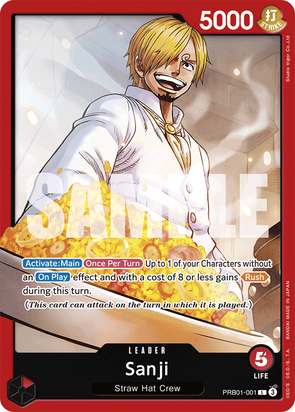 Sanji One Piece card