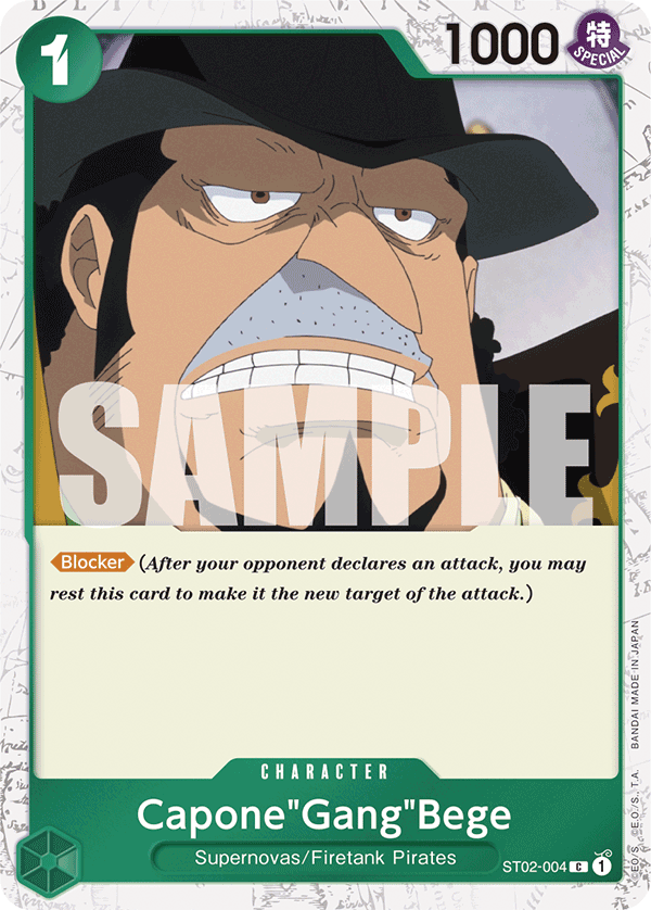 Capone"Gang"Bege One Piece card