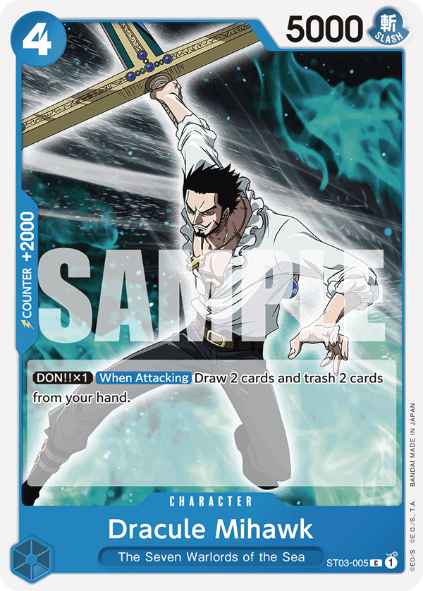 Dracule Mihawk One Piece card