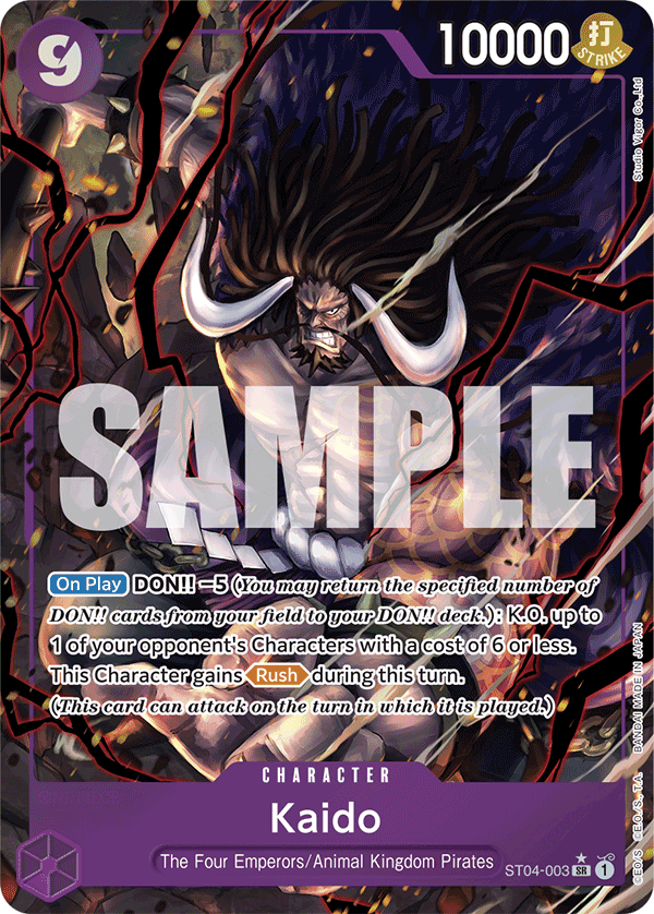 Kaido One Piece card