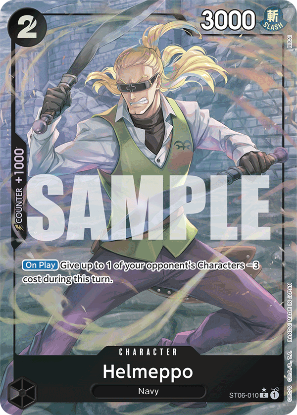 Helmeppo One Piece card