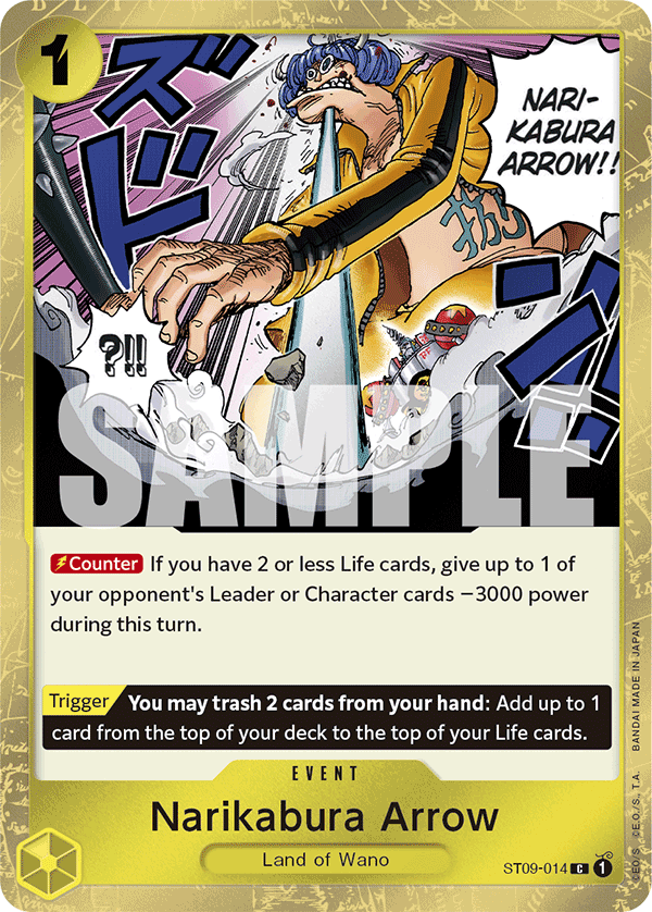 Narikabura Arrow One Piece card