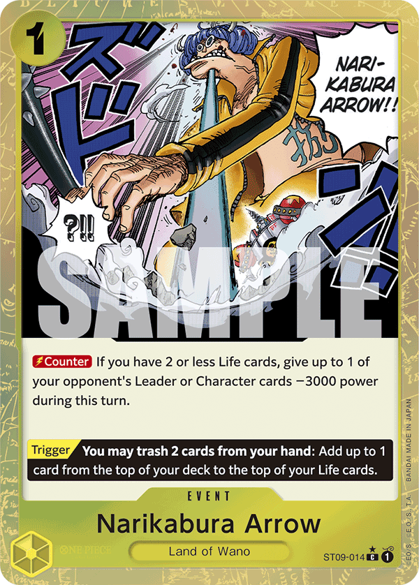 Narikabura Arrow One Piece card