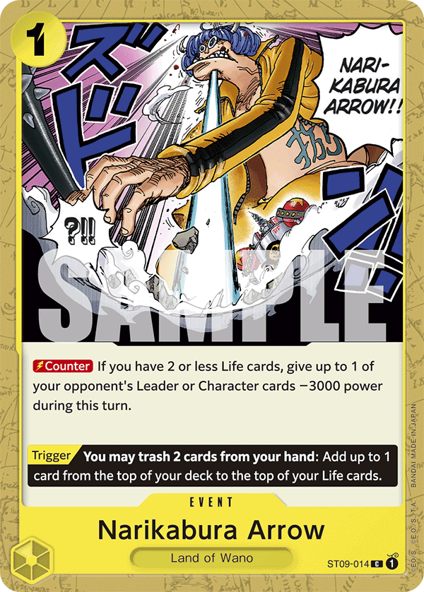 Narikabura Arrow One Piece card