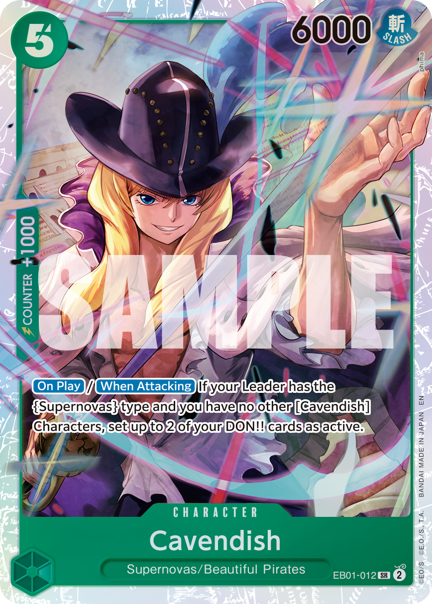 Cavendish One Piece card
