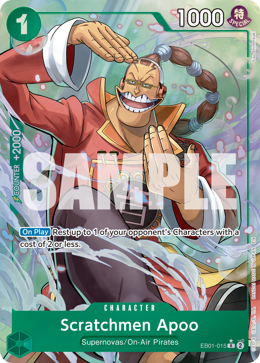 Scratchmen Apoo One Piece card