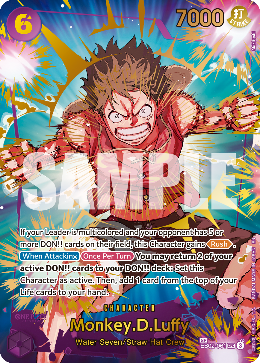 Monkey.D.Luffy One Piece card