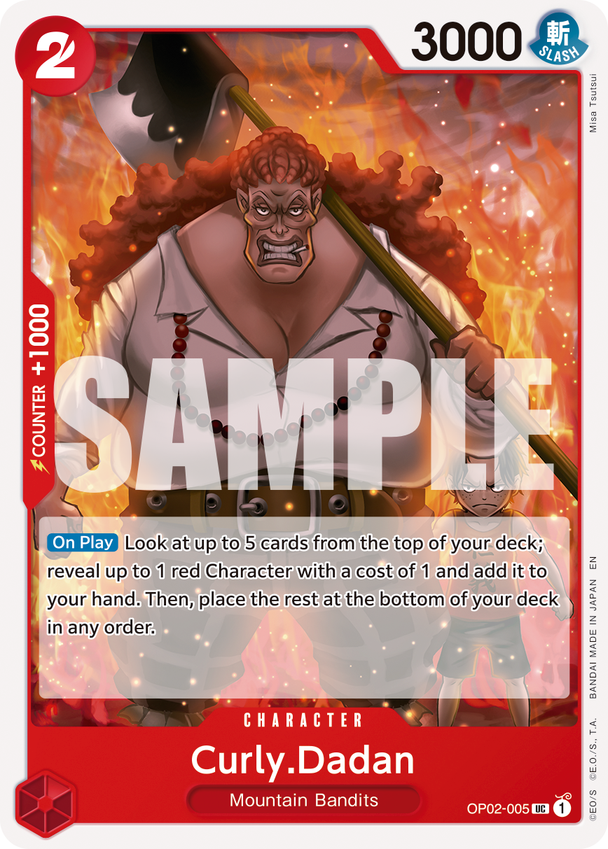 Curly.Dadan One Piece card