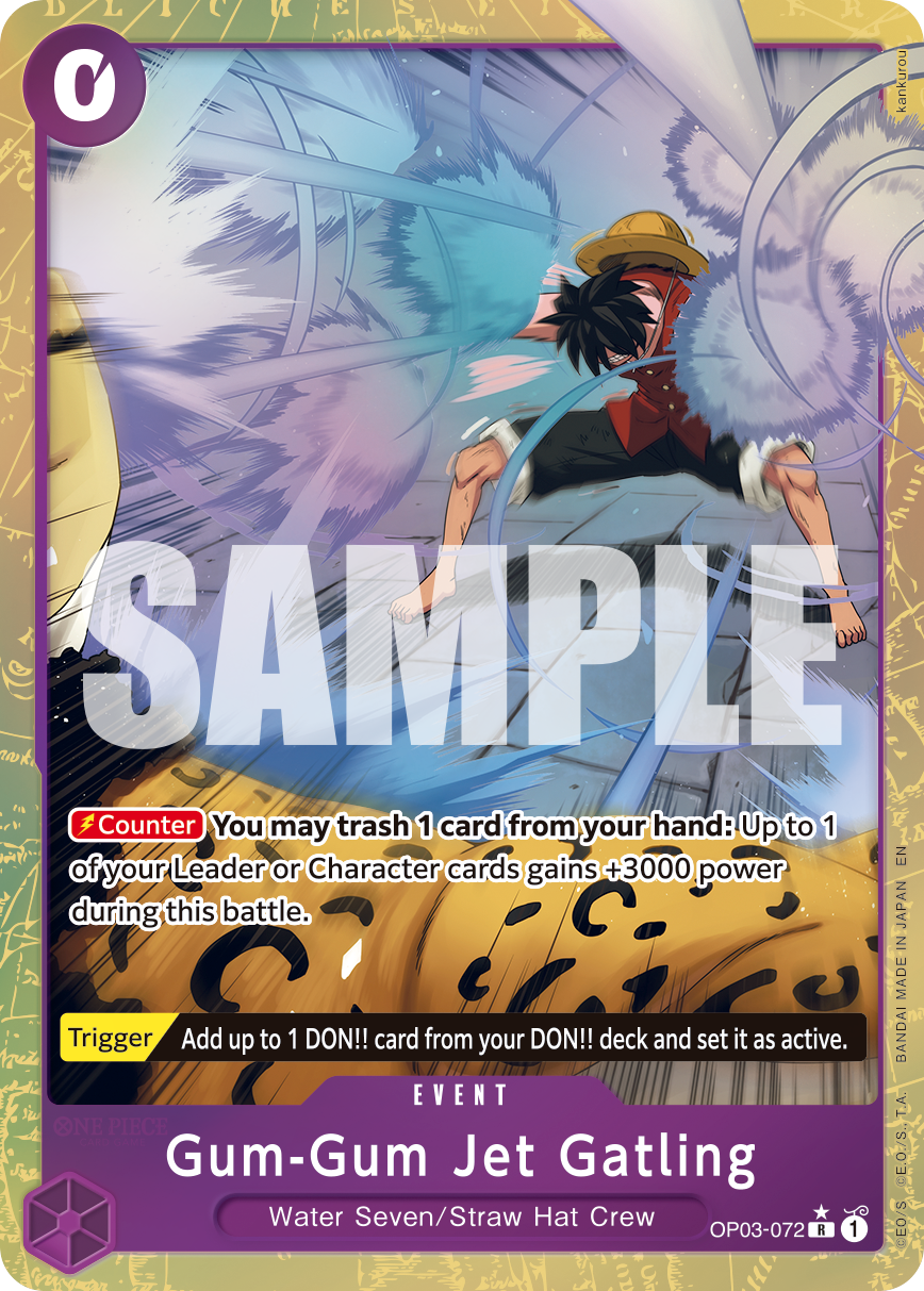 Gum-Gum Jet Gatling One Piece card
