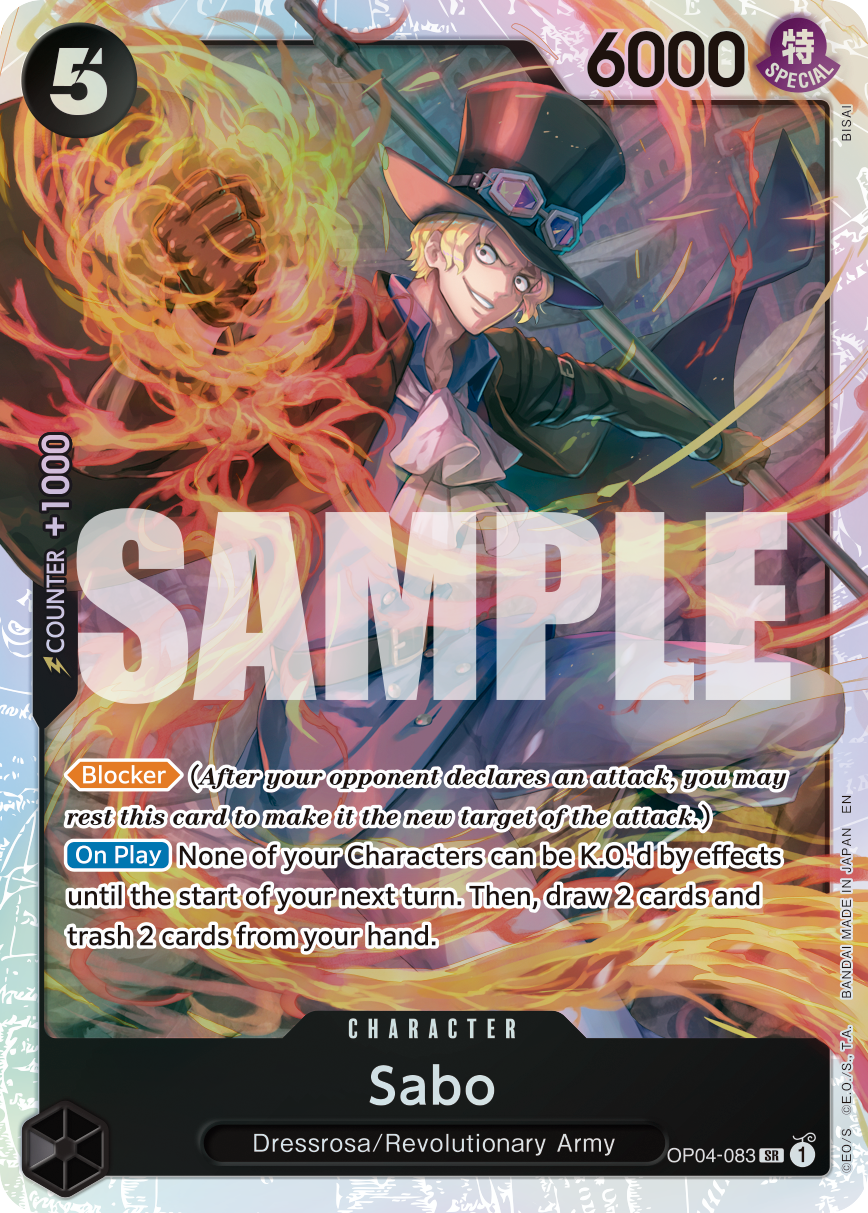 Sabo One Piece card