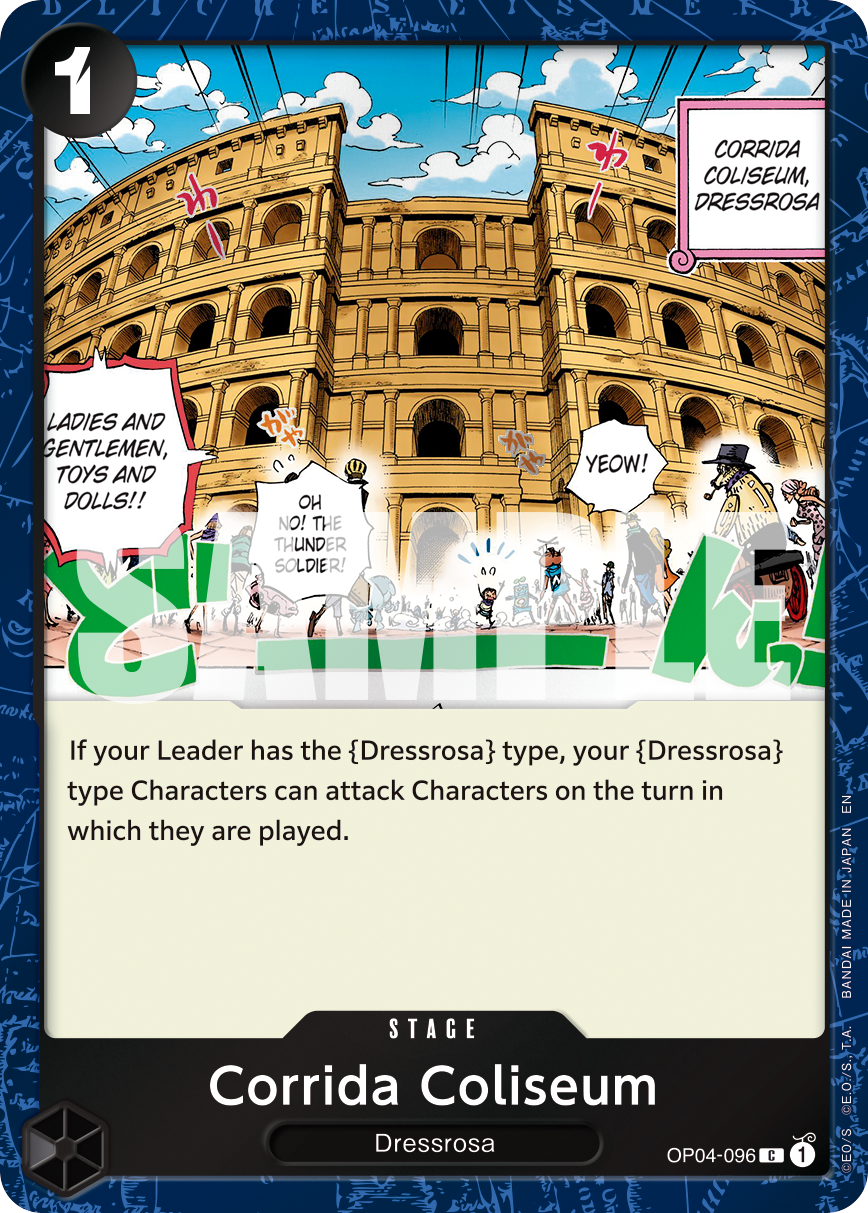 Corrida Coliseum One Piece card