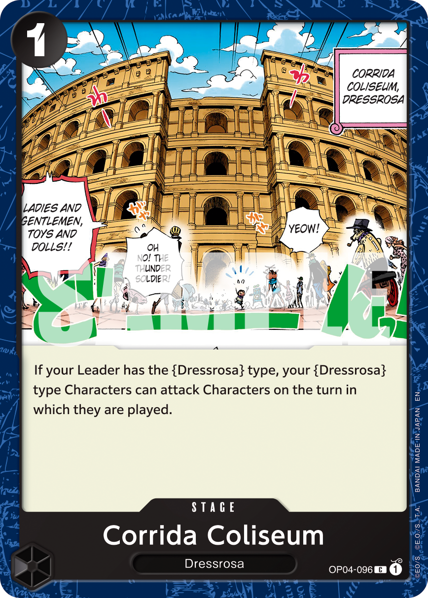 Corrida Coliseum One Piece card
