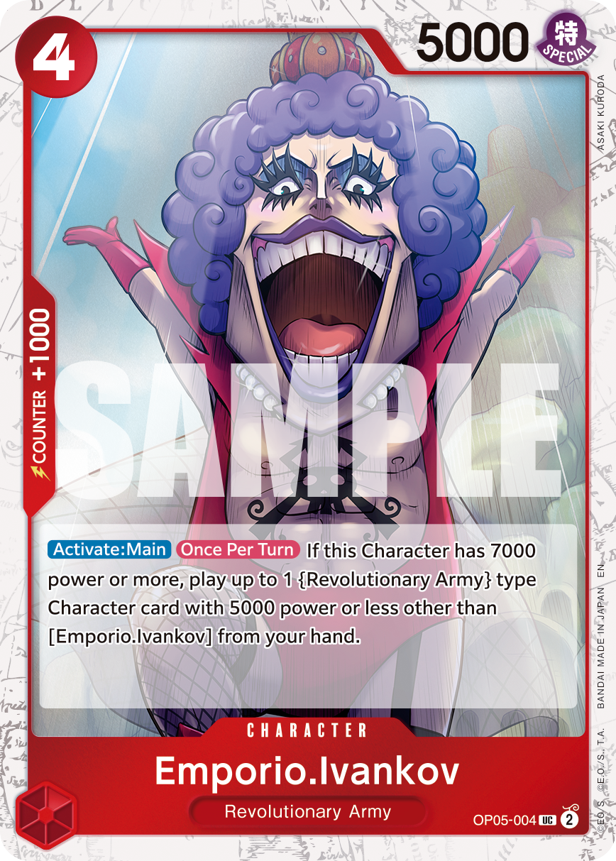 Emporio.Ivankov One Piece card