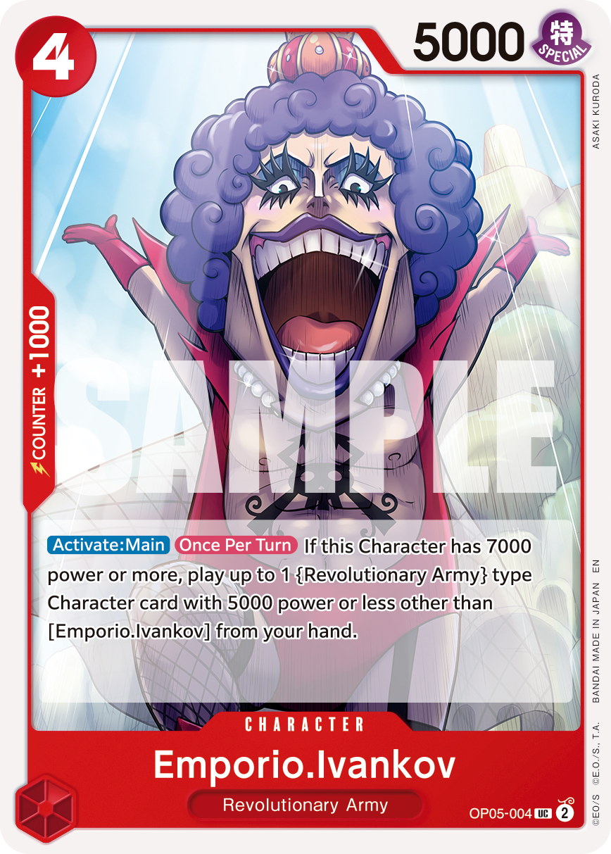 Emporio.Ivankov One Piece card