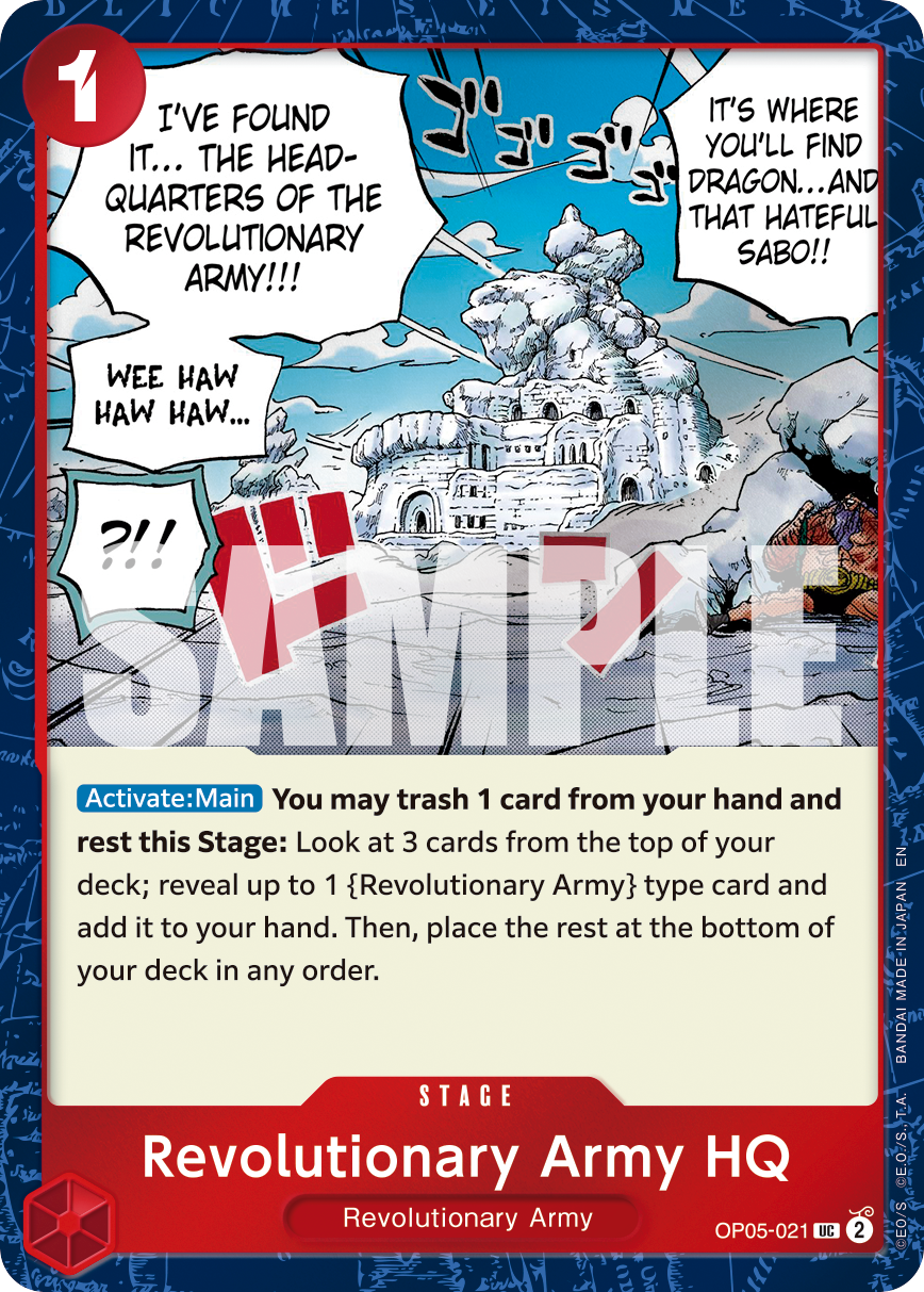 Revolutionary Army HQ One Piece card