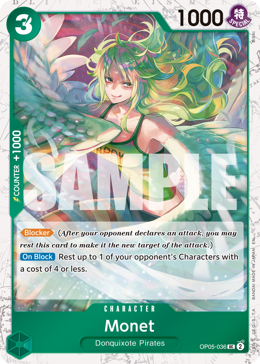 Monet One Piece card