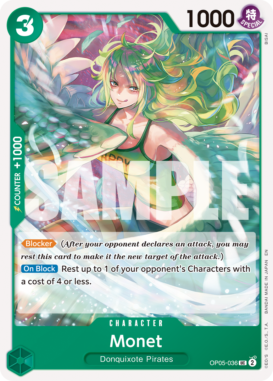 Monet One Piece card