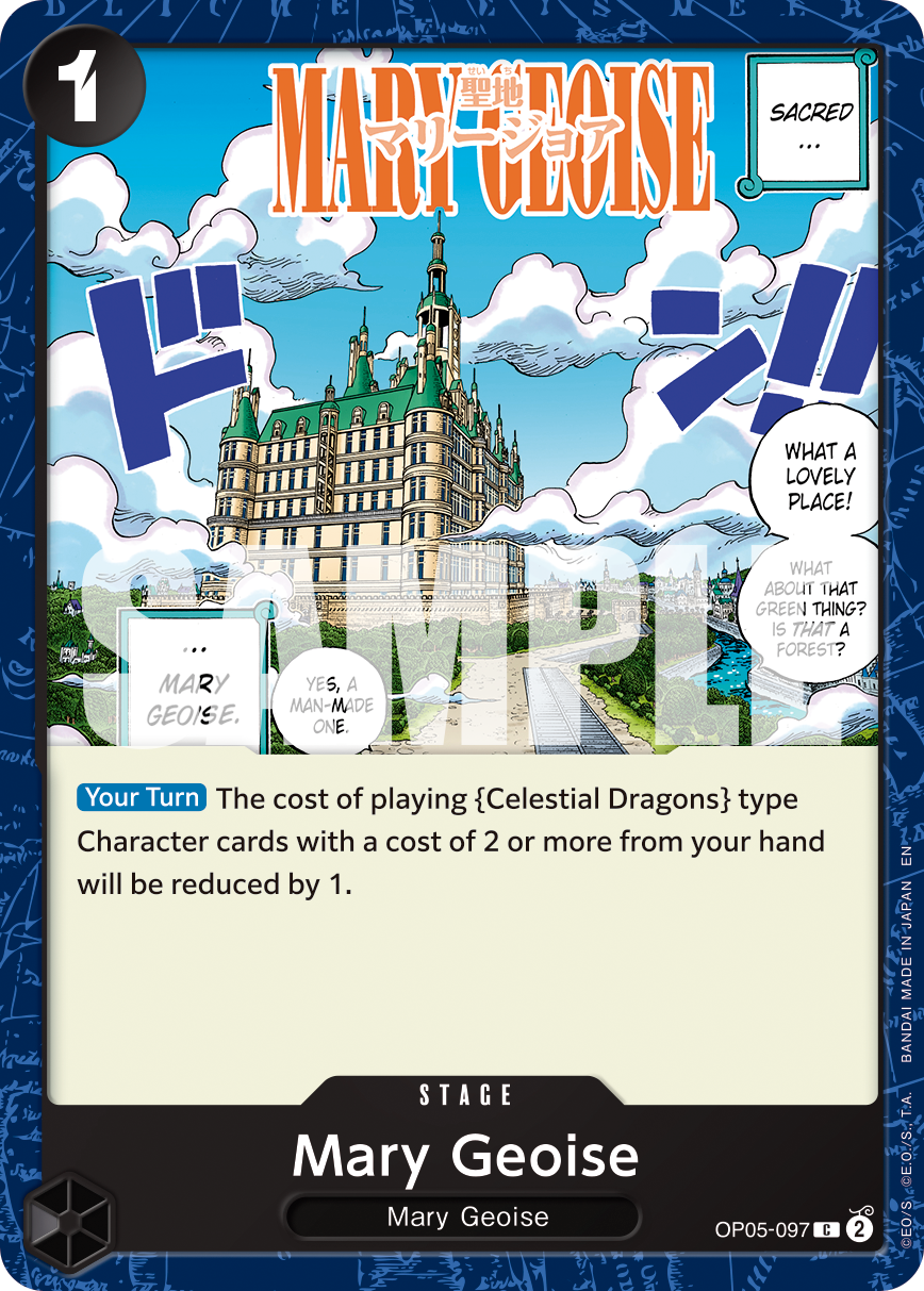 Mary Geoise One Piece card