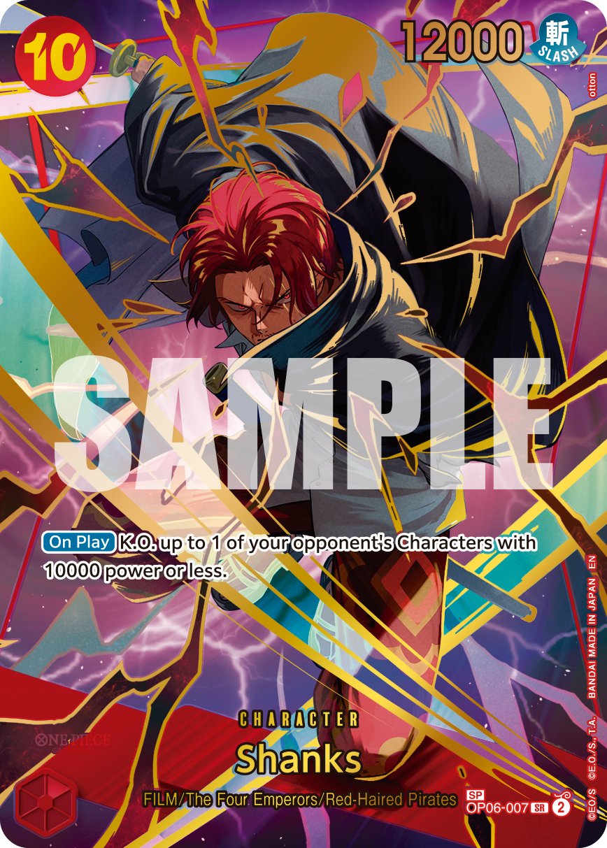 Shanks One Piece card