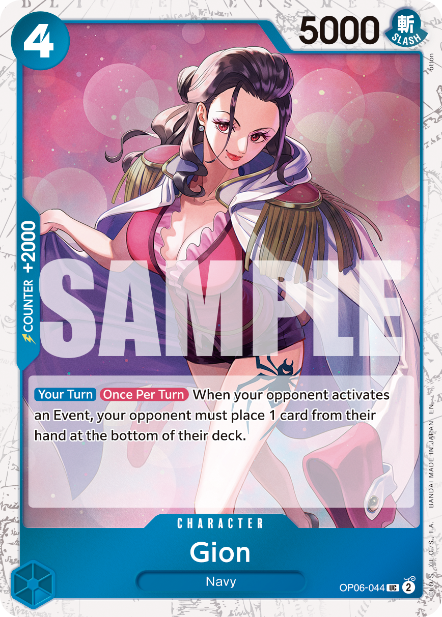 Gion One Piece card