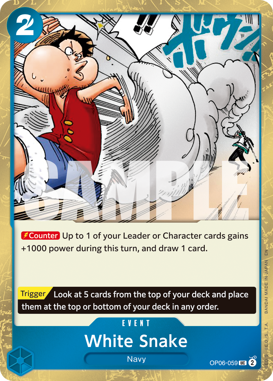 White Snake One Piece card