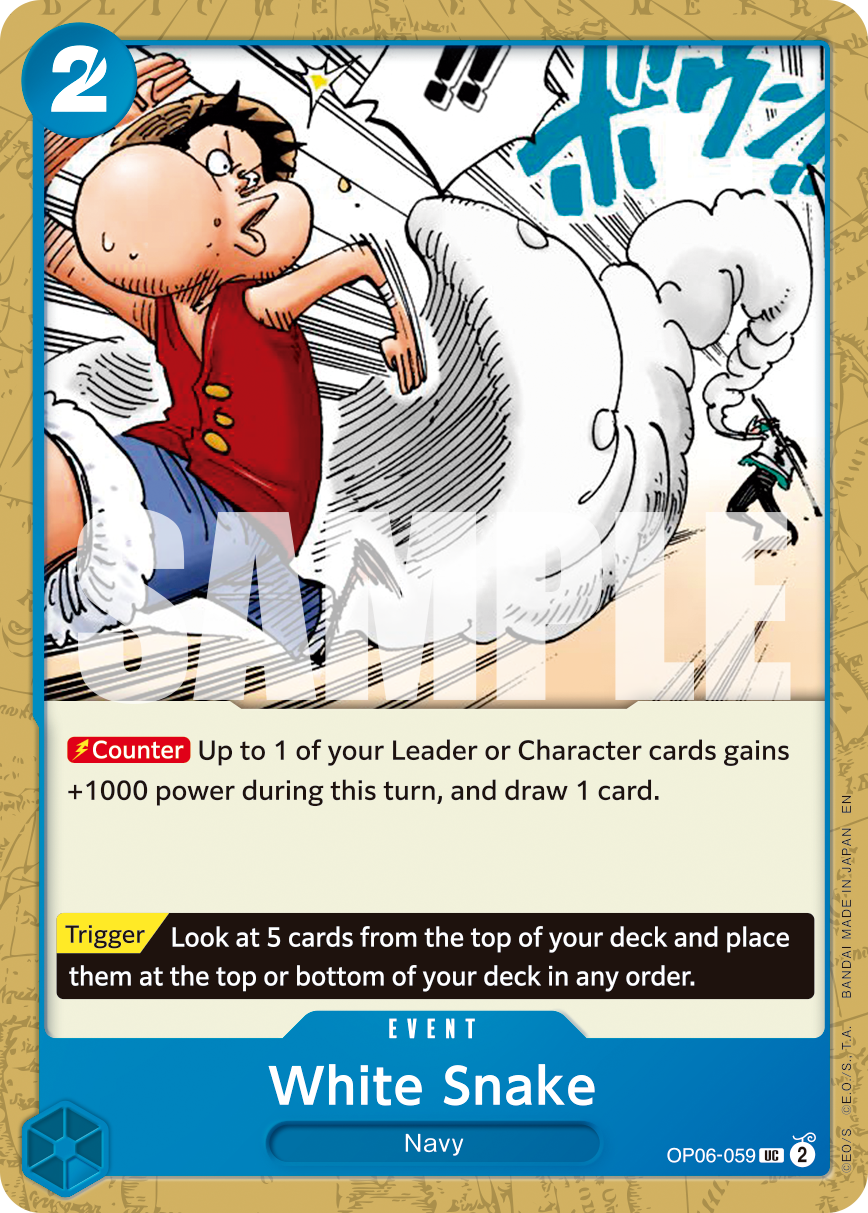 White Snake One Piece card