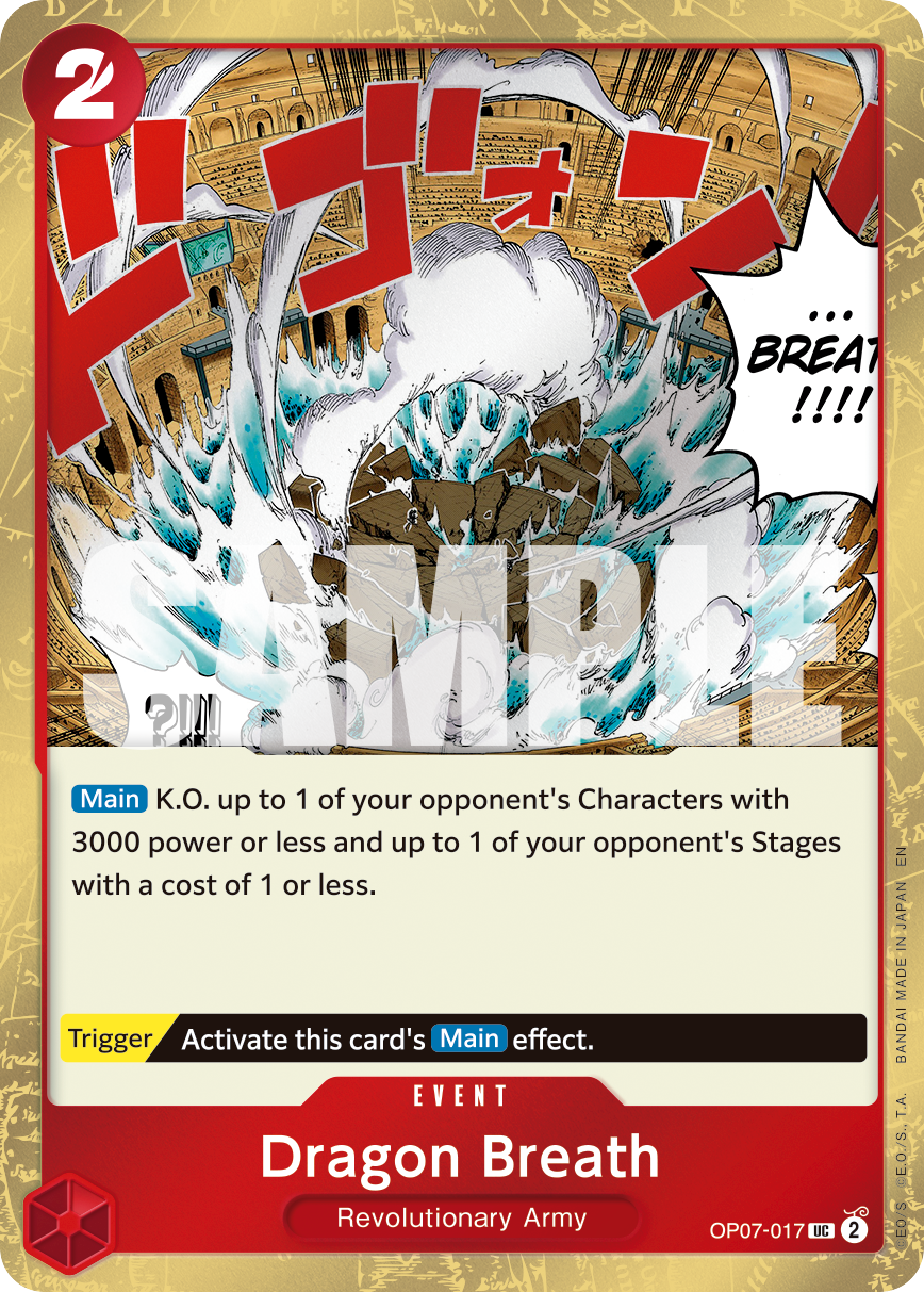 Dragon Breath One Piece card